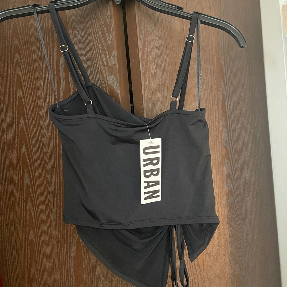 NWT Urban Outfitters Calypso Cinched Asymmetrical Cami - Picture 4 of 5